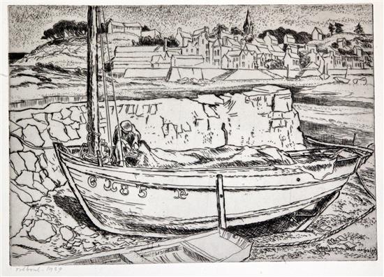 Edgar Holloway (1914-2008) Treboul, 1939, 198 x 281mm